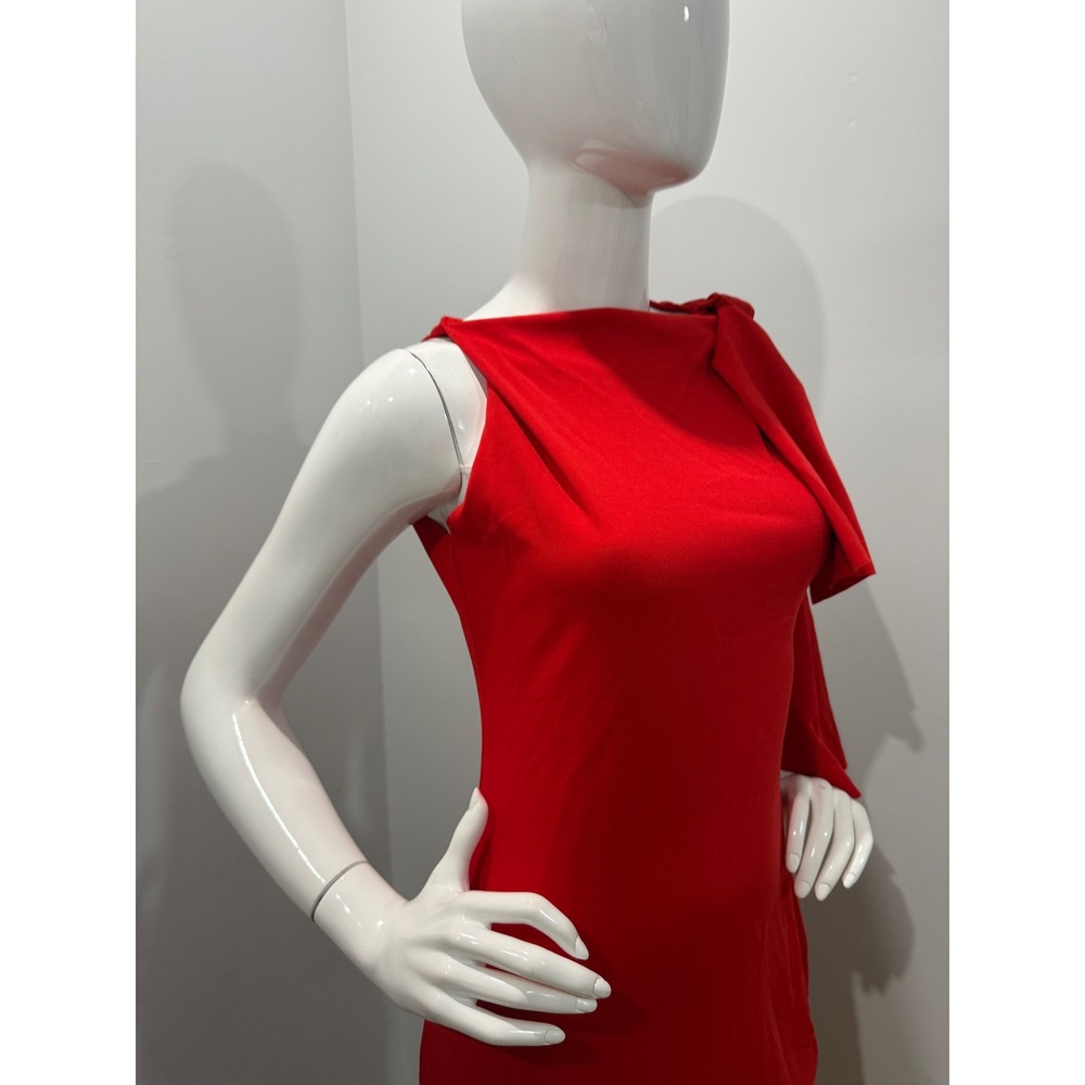 Commense Beloved Knotted Sleeveless Long Dress Red size M - Picture 7 of 11